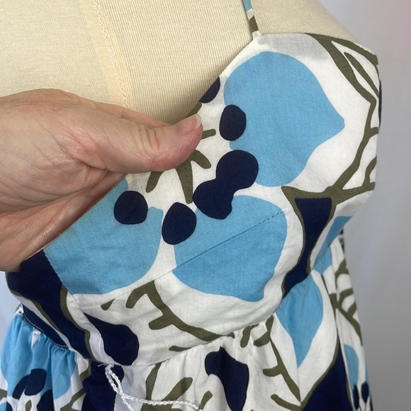 J. Crew Floral Camisole with Removable Empire Waist Tie - Size 8 - Picture 13 of 16